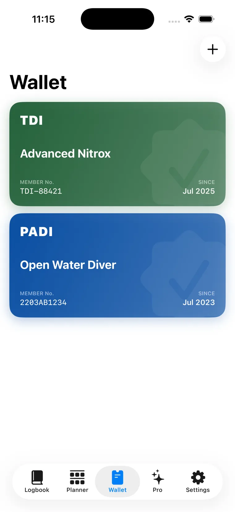 Certification wallet